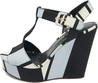 Dolce & Gabbana Sandali con cinturino a T - Nero