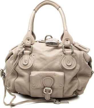 Chlo&eacute; Pre-owned Chloe Leather Paddington Front Pocket Shoulder Bag Ladies 6IRSSTBYK3JWZZRJ
