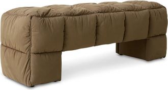 HKliving Hkliving - Puffy Lobby Bank, 140 cm, olive