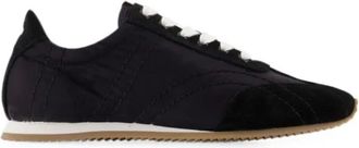 Toteme Schoenen, Dames, Zwart, 41 EU, Leer, Flex Sneakers