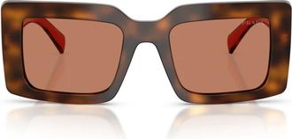 Prada Sunglasses, female, Brown, Size: 52 MM Sunglasses