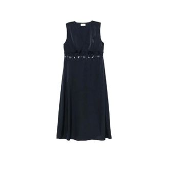 P.A.R.O.S.H. Midi Dresses, female, Blue, Size: M Lace V-neck Midi Dress