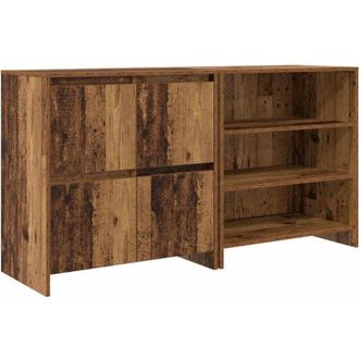 vidaXL Vidaxl - Tableros Lateral 2 Pcs Madera Vieja 70 X 41 X 75 Cm