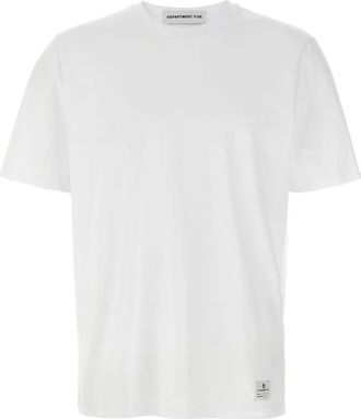 Department Five T-shirt girocollo con logo - Bianco
