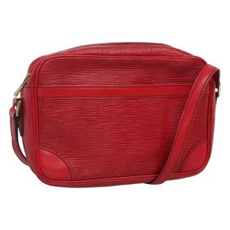 Louis Vuitton Tweedehands leren Louis Vuitton tassen - Dames - Pre-owned - Rood - Maat: ONE Size Leer