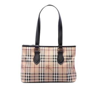 Burberry unisex, Pre-owned, Beige, Maat: ONE Size Leer