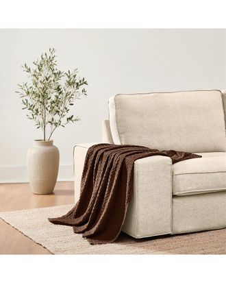Brooklyn Loom Cotton Waffle Throw