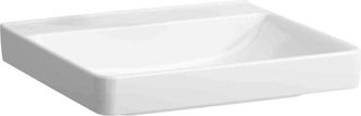 Laufen Laufen - Lavabo Pro Liberty 600 X 550 Mm, Sin Barreras Sin Orificio Para Grifer&iacute;a, Sin Rebosadero Blanco