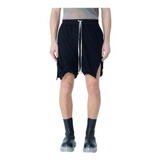 Rick Owens Heren, Korte broeken, Zwart, Maat: XL Katoen
