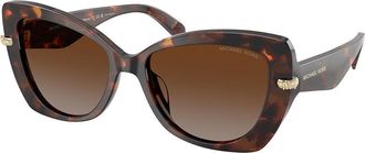 Michael Kors MK2258U ATLANTA Polarized 4031T5 Womens Sunglasses Tortoiseshell Size 55