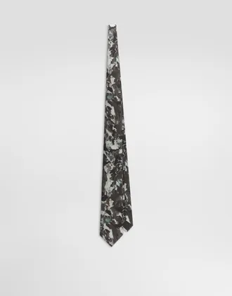 Dolce & Gabbana Abstract-print Twill Tie - Man Ties And Pocket Squares Onesize