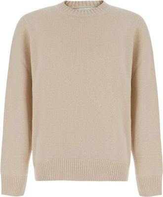 Soft Goat Trui met ronde hals - Dames - Cashmere truien - Beige - XL - Kasjmier - Truien & Vesten