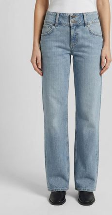 Pepe Jeans London Gerade Jeans PEPE JEANS STRAIGHT JEANS LW, Damen, Gr. 25, L&auml;nge 32, light blau used, Denim/Jeans, Obermaterial: 99% Baumwolle, 1% Elasthan, straight f