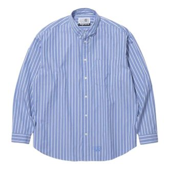SUPREME x MM6 Maison Margiela Stripe Shirt Blue SUP-SS26-109-BLU