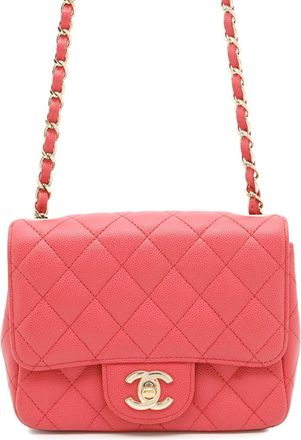 Chanel Grained Calfskin Shoulder Bag (Pre-Owned)