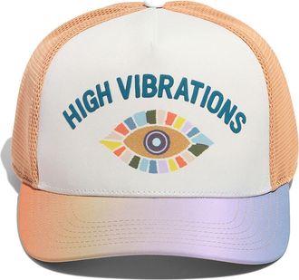 Spiritual Gangster Higher Bloom Trucker Hat in Amethyst/multi at Nordstrom