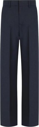 Max Mara Dames, Broeken, Blauw, Maat: 2XS Wol