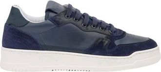 Pantofola D'oro Schoenen, Heren, Blauw, 40 EU, Leer, Witte leren sneakers