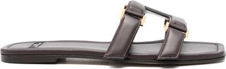 Elisabetta Franchi Slider - Dames - Sandalen - Bruin - 39 EU - Schoenen