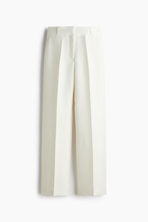 H&M Elegante Hose mit hohem Bund - Weiss