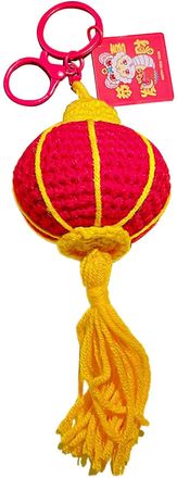 Generic Lantern Plushie Keychain - Adorable Lantern Plush Keychain, Soft Stuffed Lantern Keychain | Cute Lantern Plush Bag Charm, Lantern Plushie Pendant, Lig