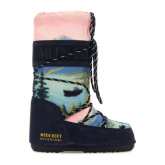 Moon Boot Icon Postcard Boots - female - Moon Boot - Skiing & Snowboarding - Multicolor - 9 UK - Sport