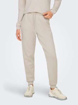Only Play Sweathose ONLY PLAY ONPLOUNGE HW SWEAT PNT - NOOS, Damen, Gr. XS (34), N-Gr, grau (pumice stone), Sweatware, Obermaterial: 80% Polyester, 15% Viskose,