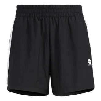 adidas (WMNS) adidasNeo 3-Stripes Woven Shorts Asia Sizing Black White HE4553