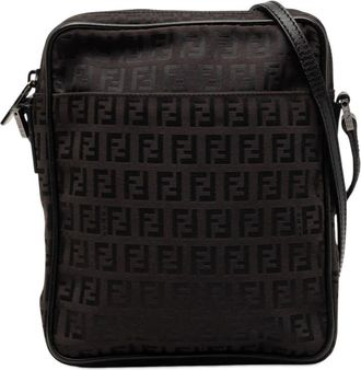 Fendi Pre-owned Fendi Zucchino Canvas Crossbody Unisex QWYHDNB099DL1OQ5