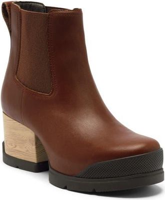 Sorel Roamn Chelsea Platform Boot in Dark Auburn/blackened Brown at Nordstrom, Size 10.5