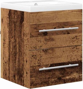vidaXL Gabinete De Lavabo Para Ba&ntilde;o Con Caj&oacute;n Marr&oacute;n 42 X 39 X 52 Cm Vidaxl