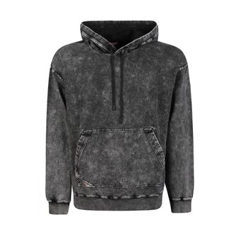 Diesel Heren, Sweatshirts & Hoodies, Grijs, Maat: L