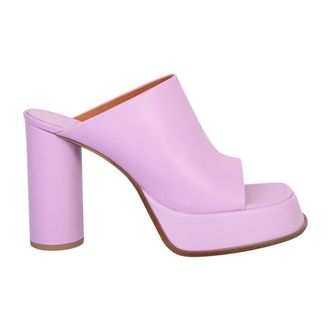 AMBUSH Ambush, Schoenen, Dames, Paars, 40 EU, Leer, Mule Platform Hoge Hak