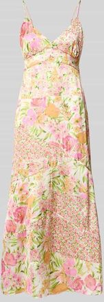 Vero Moda Flie&szlig;endes Maxikleid aus Satin Modell ALTHEA in Hellrosa, Gr&ouml;&szlig;e XL