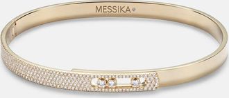 Messika Move Noa KM 18kt gold bangle with diamonds