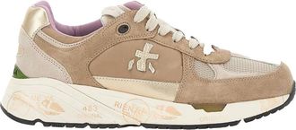 Premiata Stijlvolle Sneakers - Dames - Sneakers - Beige - 41 EU - Leer - Schoenen