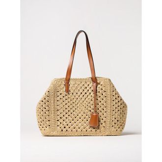 Ermanno Scervino Beige Leren Handtas
