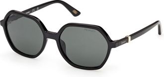 Skechers SE00171 Polarized 01R Womens Sunglasses Black Size 55