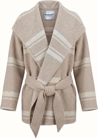 Isabel Marant Abrigo Brea - Knitwear - Mujer - Beige - 2XS