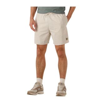 Lyle & Scott Heren, Korte broeken, Beige, Maat: 2XL Linnen