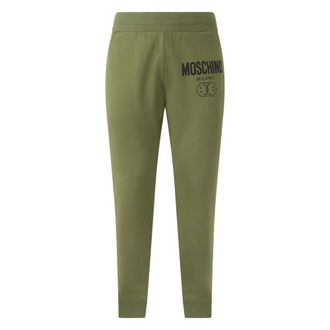 Moschino Comfortable Cotton Trousers - male - Moschino - Sweatpants - Green - 2XL - Trousers