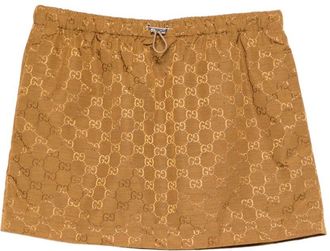 Gucci Gg Nylon Mini Skirt