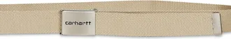 Carhartt Work in Progress Mens Wall Clip Belt Beige Polyester