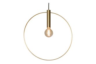 PIB L&aacute;mpara de suspensi&oacute;n de metal dorado