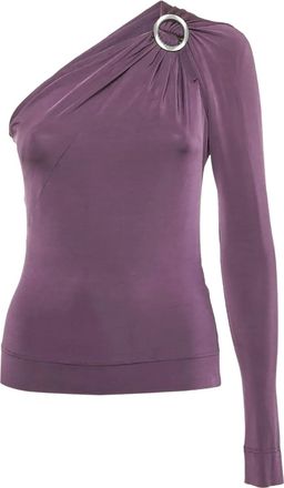 Just Cavalli Blusa asimmetrica - Viola