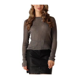 Knit-ted Dames, Blouses & Shirts, Beige, Maat: S