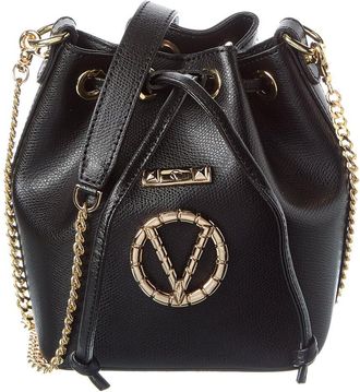 Mario Valentino Valentino By Mario Valentino Jules Leather Bucket Bag