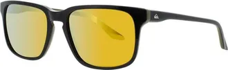 Quiksilver Mens Black Rectangular Sunglasses QS4002BLKOLV