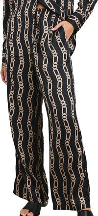 Rails Damani Wide Leg Pants In Black Gold Link