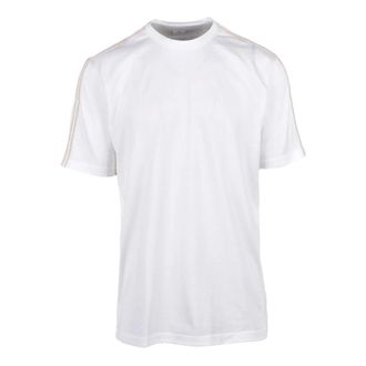 Eleventy T-Shirts, male, White, Size: 2XL Crew Neck T-Shirt